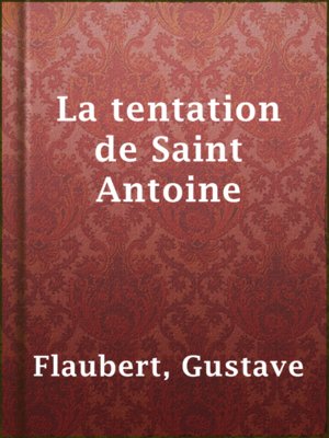 cover image of La tentation de Saint Antoine